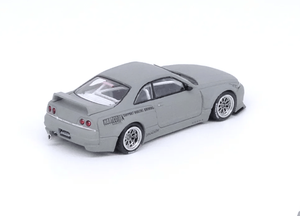 Inno Nissan Skyline GT-R R33 PANDEM Rocket Bunny Cement Grey Matte