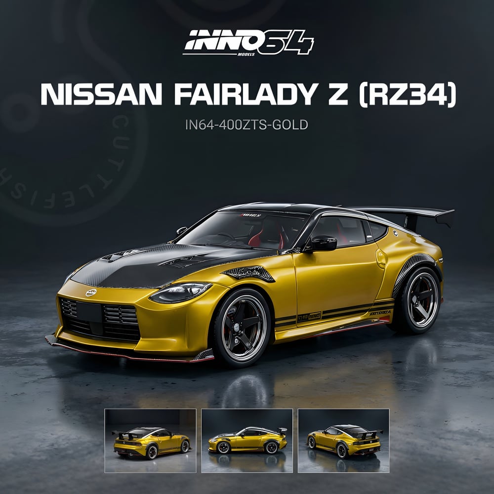 Inno64 1:64 TOP SECRET FAIRLADY Z (RZ34) Gold