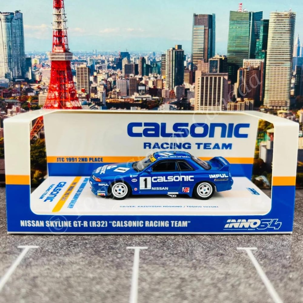 İNNO64 Nissan Skyline GT-R (R32) 1991 OVERALL 2ND PLACE CALSONIC RACING TEAM