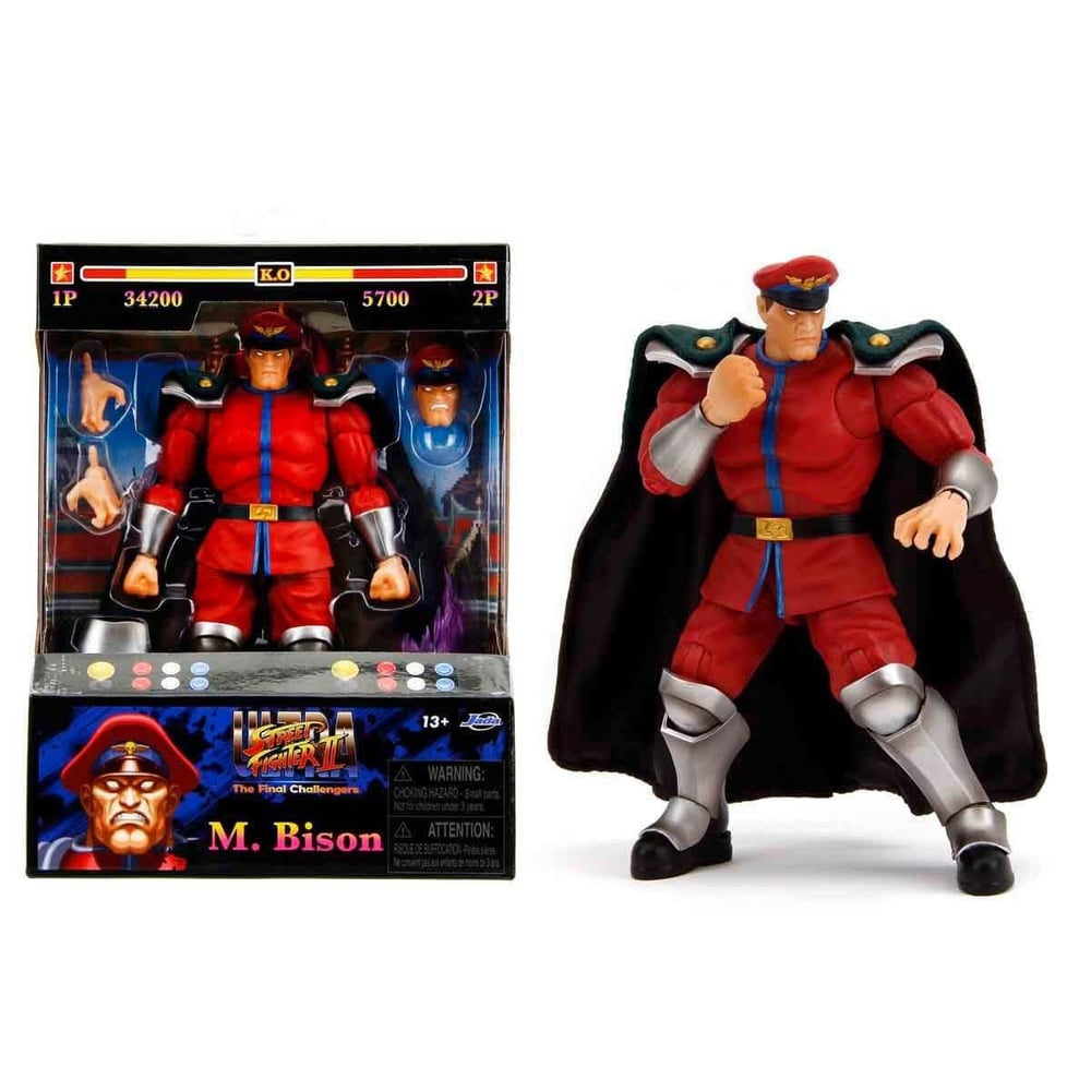 Jada Toys Street Fighter II M. Bison Figürü