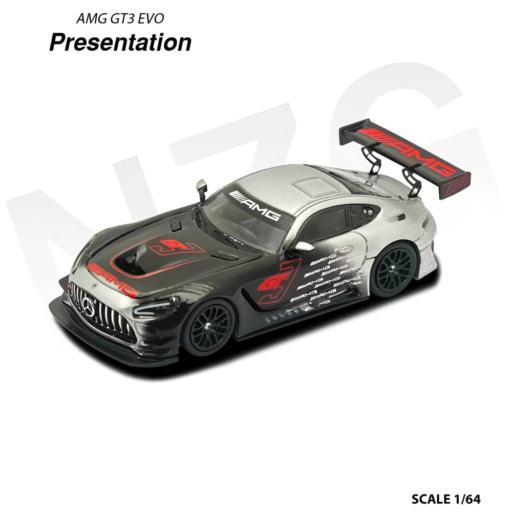 KILO Works 1:64 Mercedes AMG GT3 EVO II Presentation Black