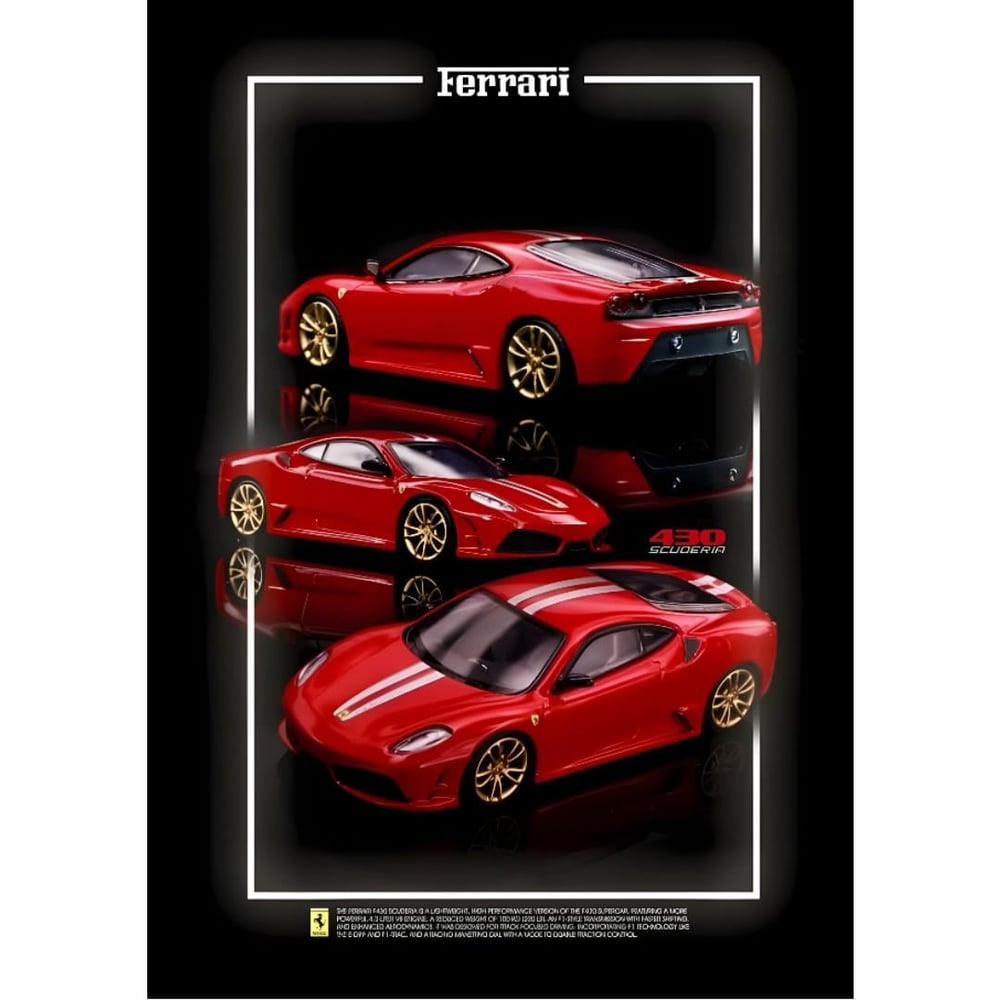 Little Hunter 1:64 Ferrari F430 Coupe Red