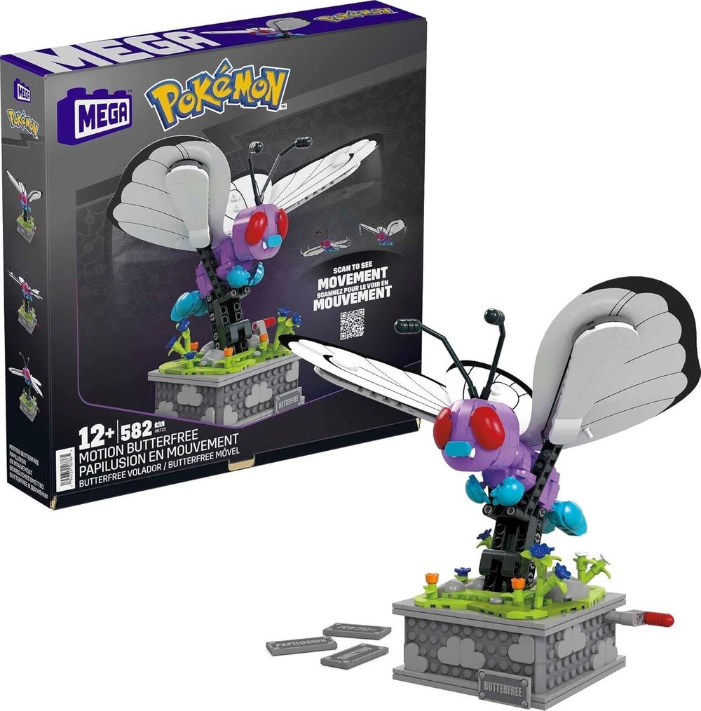 MEGA™ Pokémon™ Motion Butterfree 582 parça