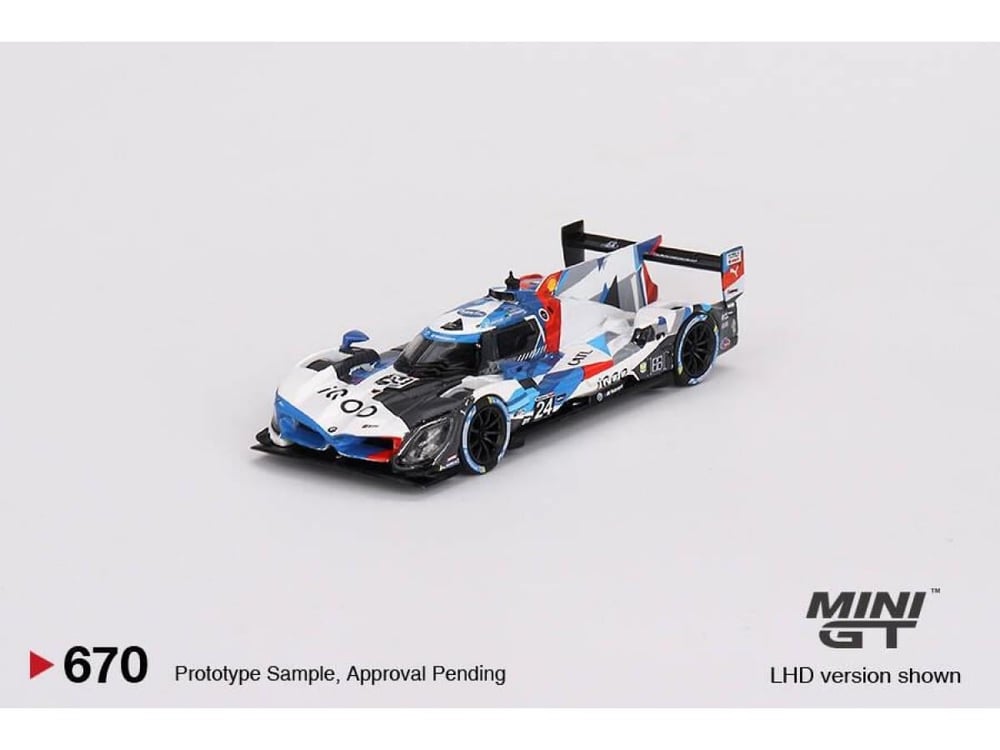 Mini Gt 1/64 BMW M Hybrid V8 GTP #24 BMW M Team RLL 2023 IMSA Daytona 24 Hrs
