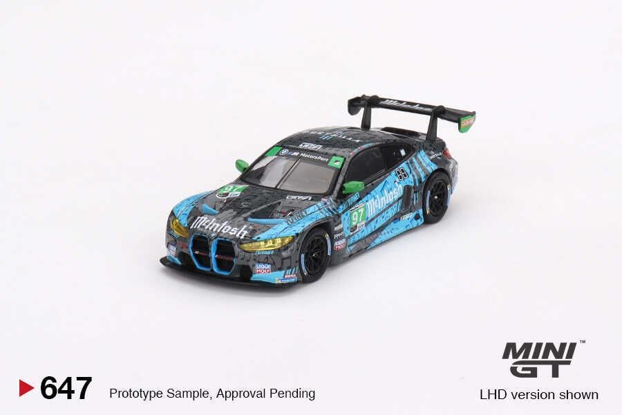 Mini GT 1/64 BMW M4 GT3 #97 Turner Motorsport IMSA 2023 Laguna Seca GTD 2nd Place MGT00647