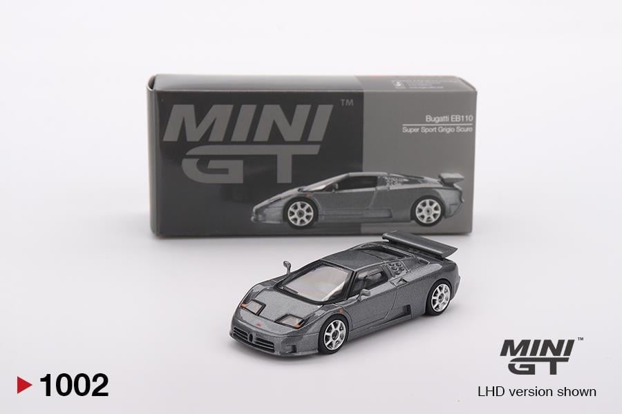 Mini GT 1/64 Bugatti EB110 Super Sport Grigio Scuro MGT01002