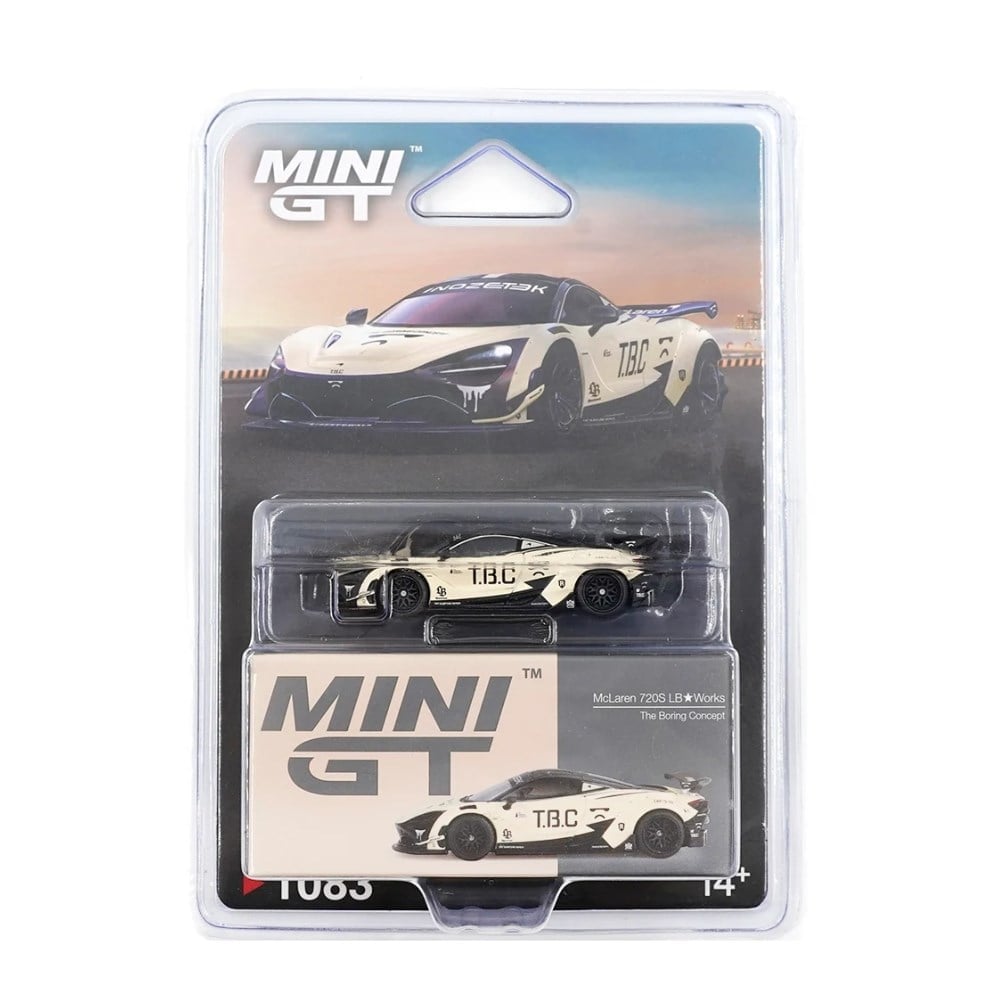 Mini GT 1/64 McLaren 720S LB-Works The Boring Concept //1083 (BLISTER PAKET)