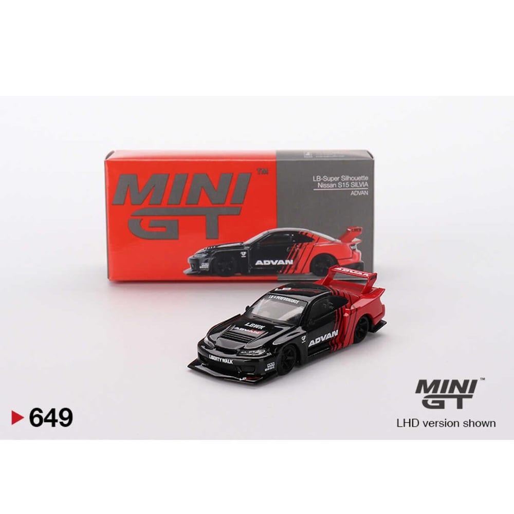 Mini GT 1/64 Nissan LB-Super Silhouette S15 SILVIA ADVAN //649