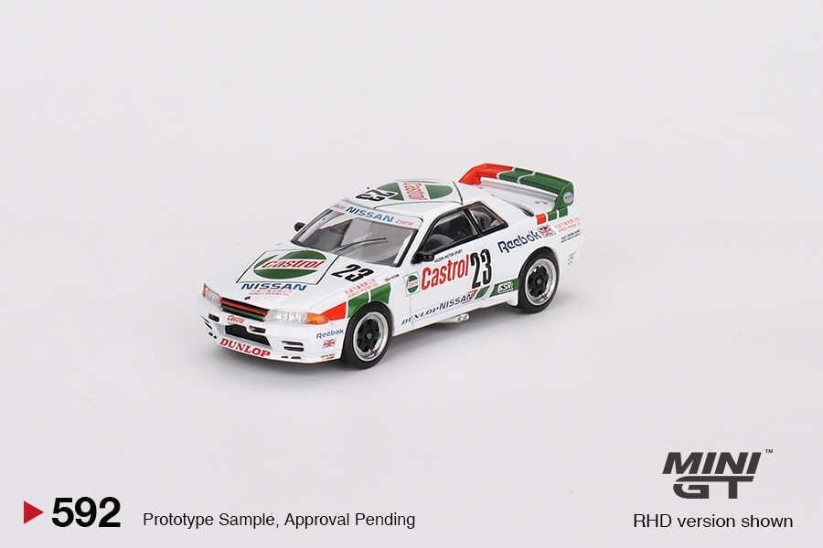 Mini GT 1/64 Nissan Skyline GT-R (R32) Gr. A #23 1990 Macau Guia Race Winner MGT00592
