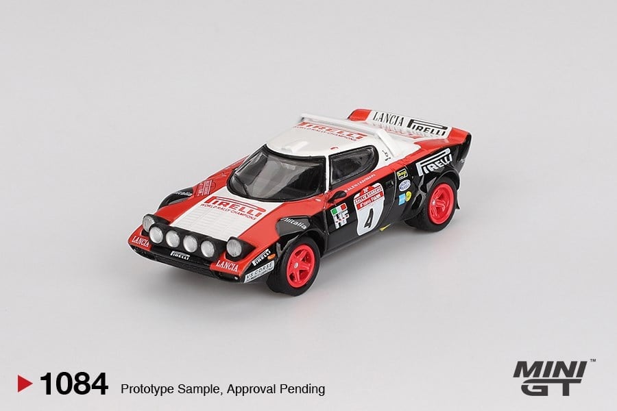 Mini GT Lancia Stratos HF #4 1978 Rally Sanremo Winner
