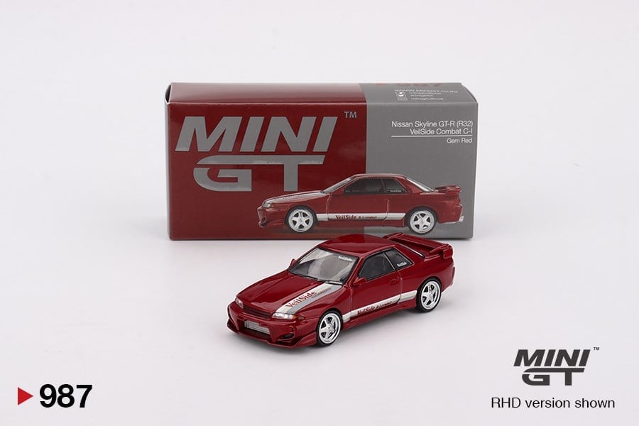 Mini GT Nissan Skyline GT-R (R32) VeilSide Combat C-I Gem Red //987