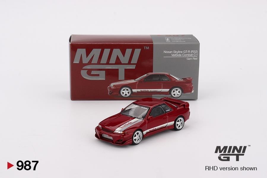 Mini GT Nissan Skyline GT-R (R32) VeilSide Combat C-I Gem Red //987