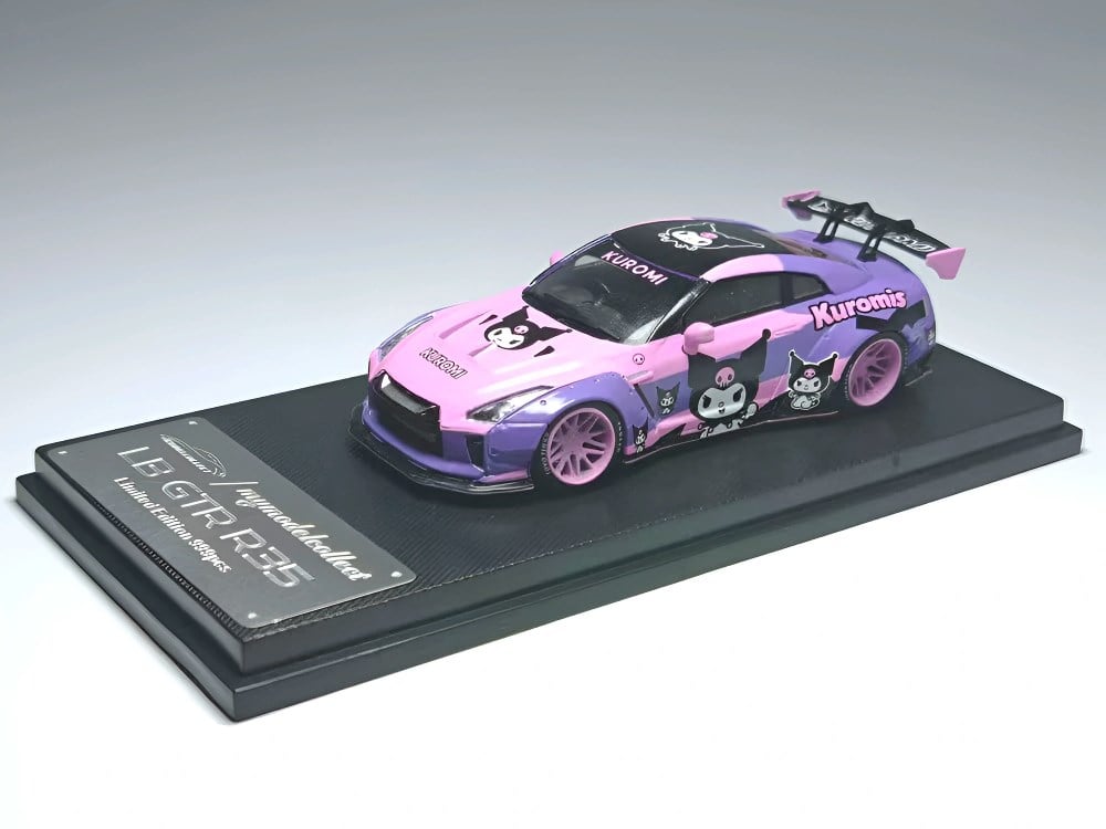 Model Collect 1:64 Nissan LB GTR R35 Kuromi Livery MC640004P