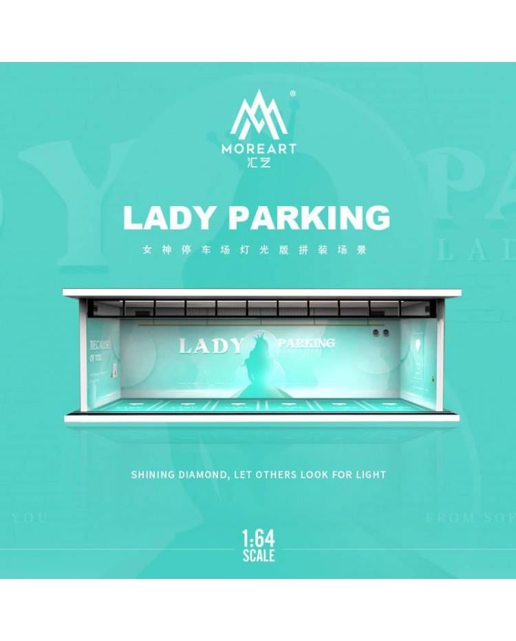 MoreArt 1/64 Lady Parking Tiffany Blue