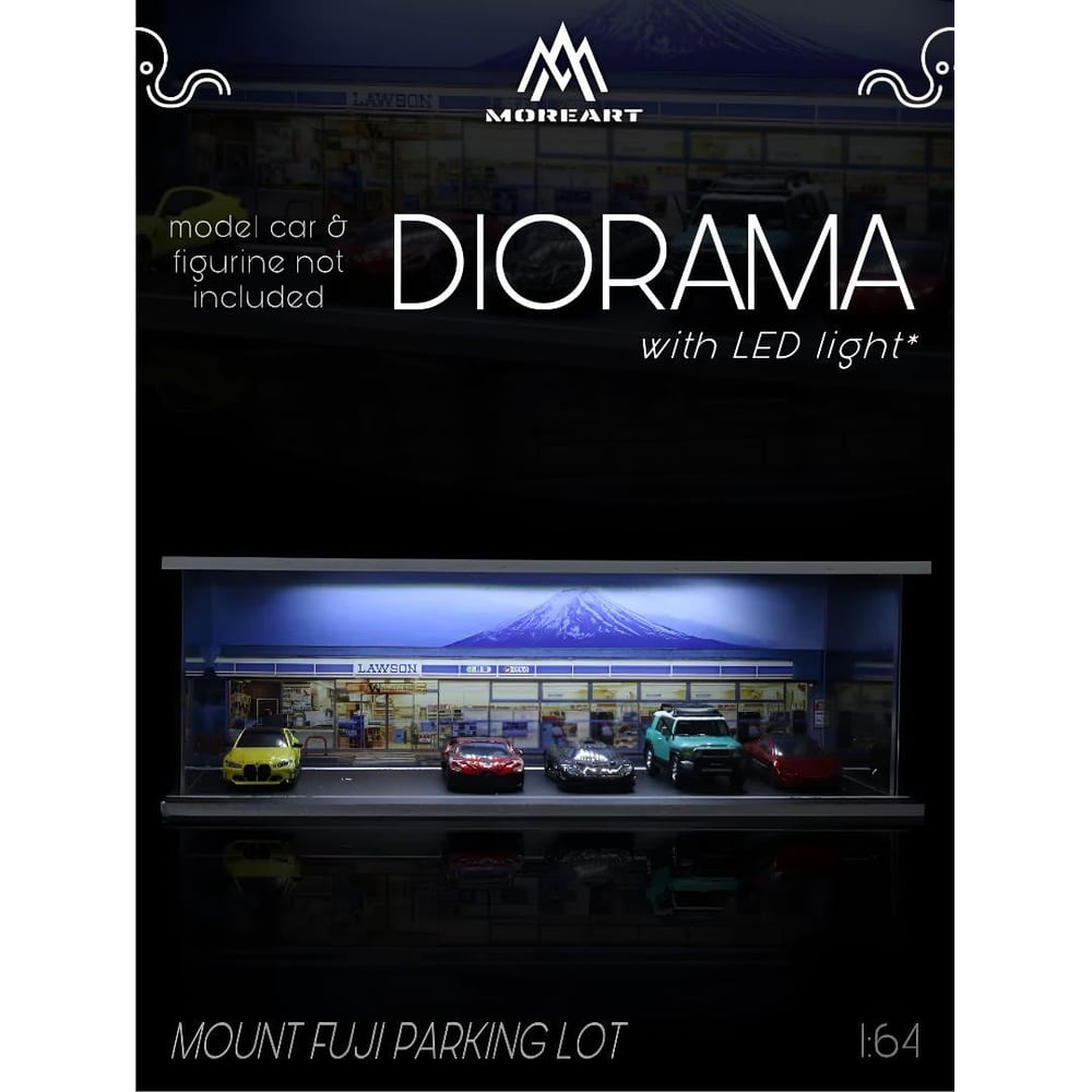 MoreArt 1:64 Natural Scenery Theme LIGHT VERSION DIORAMA Mount Fuji
