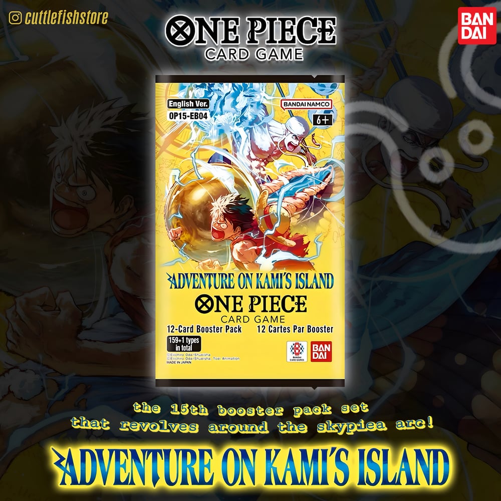 One Piece Card Game ADVENTURE ON KAMI'S ISLAND- [OP15-EB04] Booster Pack (1 Adet)