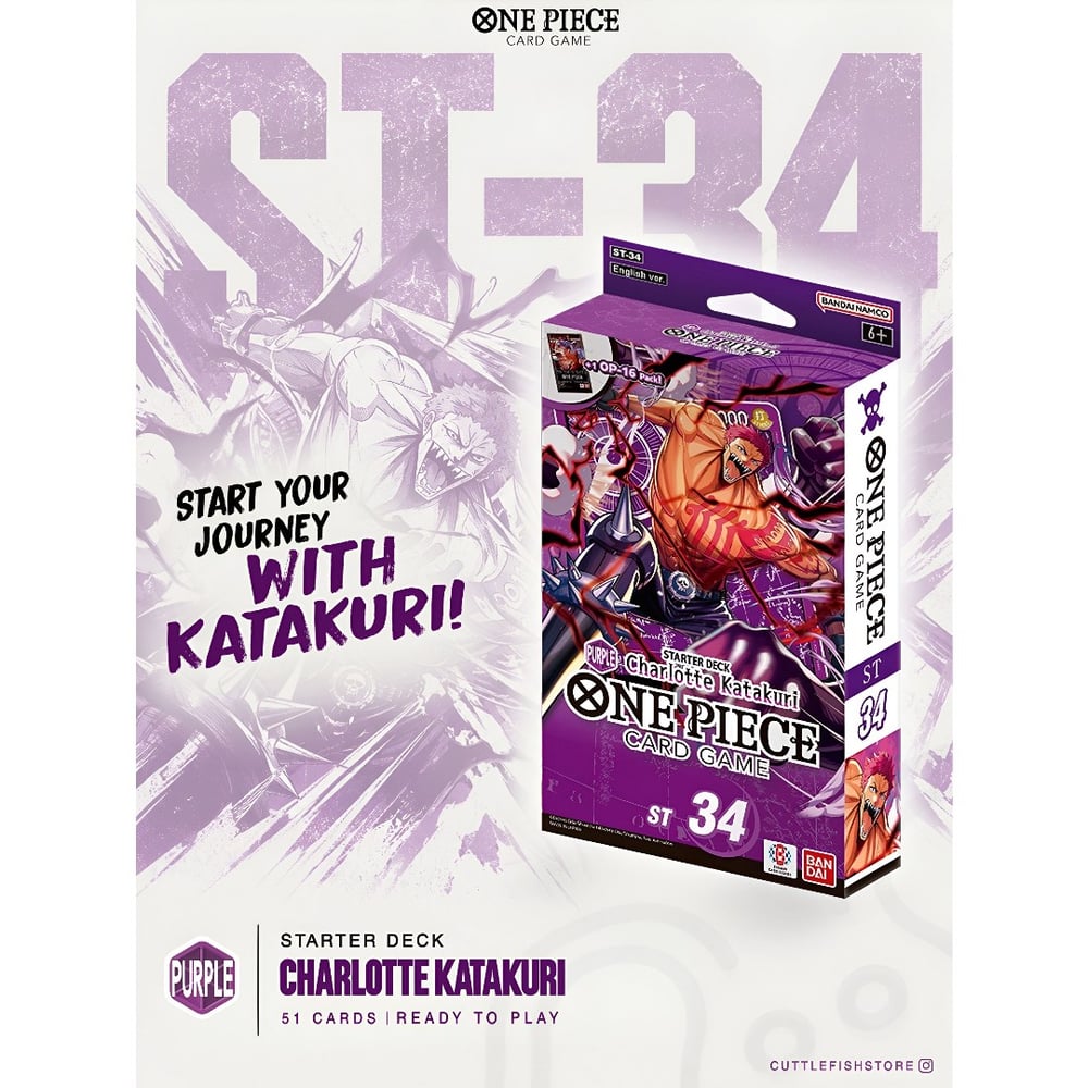 One Piece Card Game Starter Deck ST-34