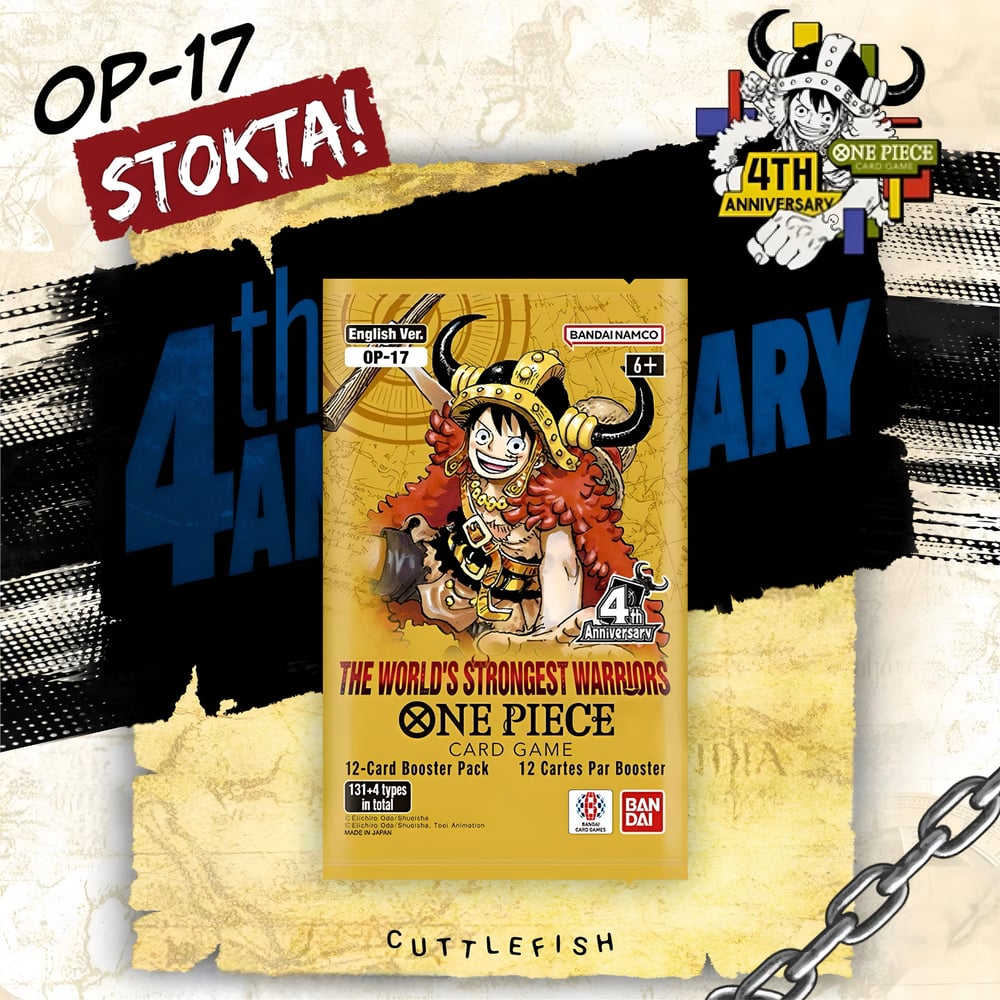 One Piece Card Game: The World's Strongest Warriors Booster Box (OP-17)