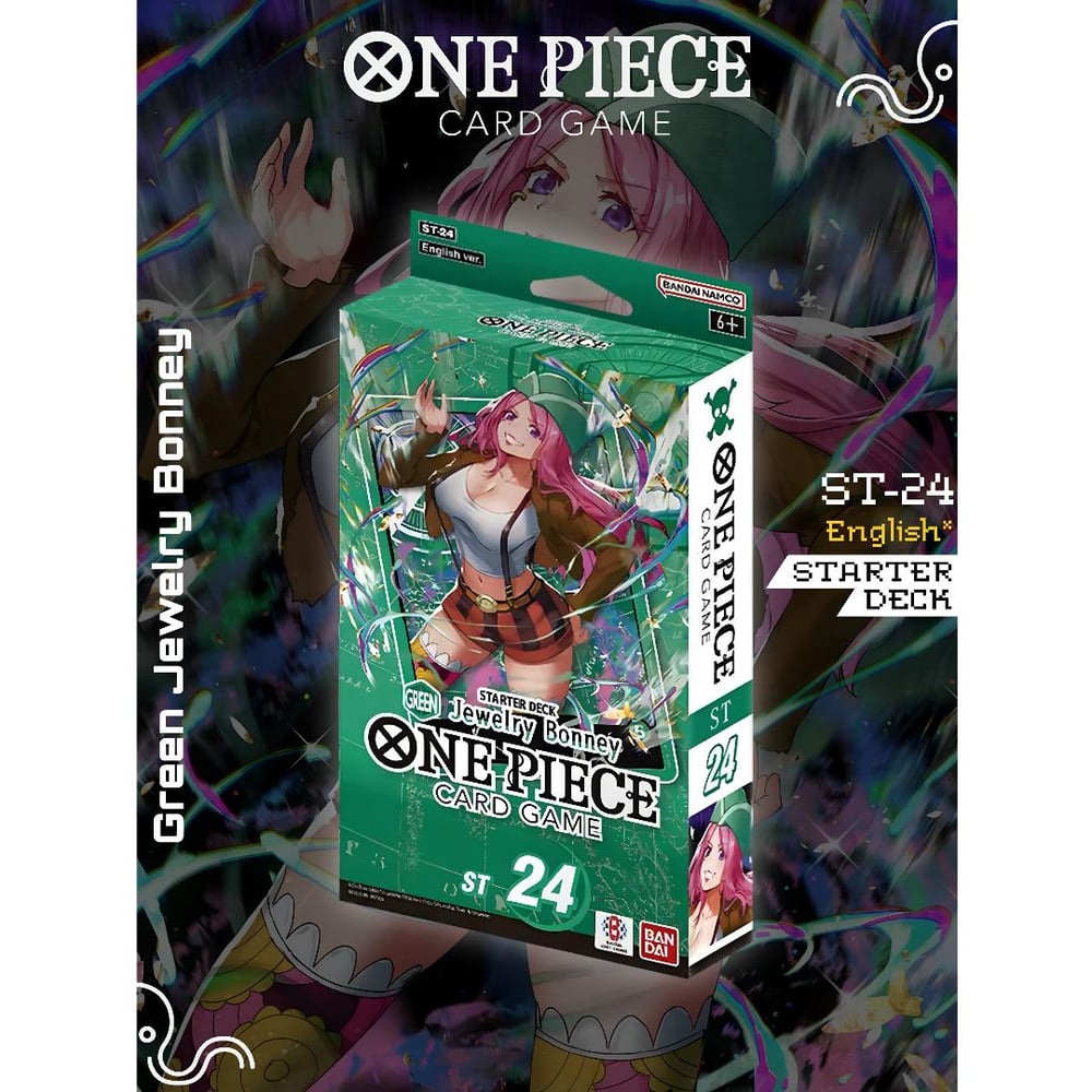 One Piece Starter Deck -Green Jewelry Bonney- [ST-24] Eng.