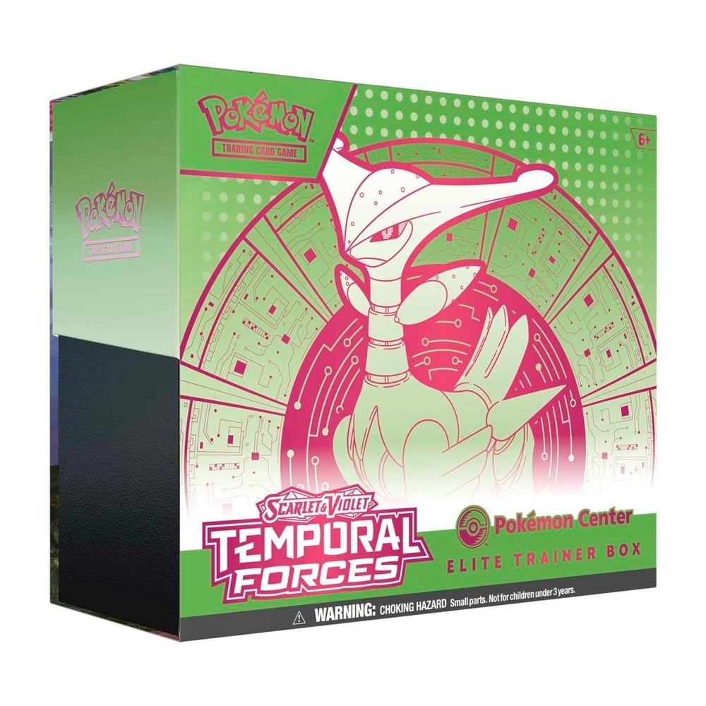 POKEMON TCG: Scarlet & Violet// Temporal Forces Elite Trainer Box (Iron Leaves)