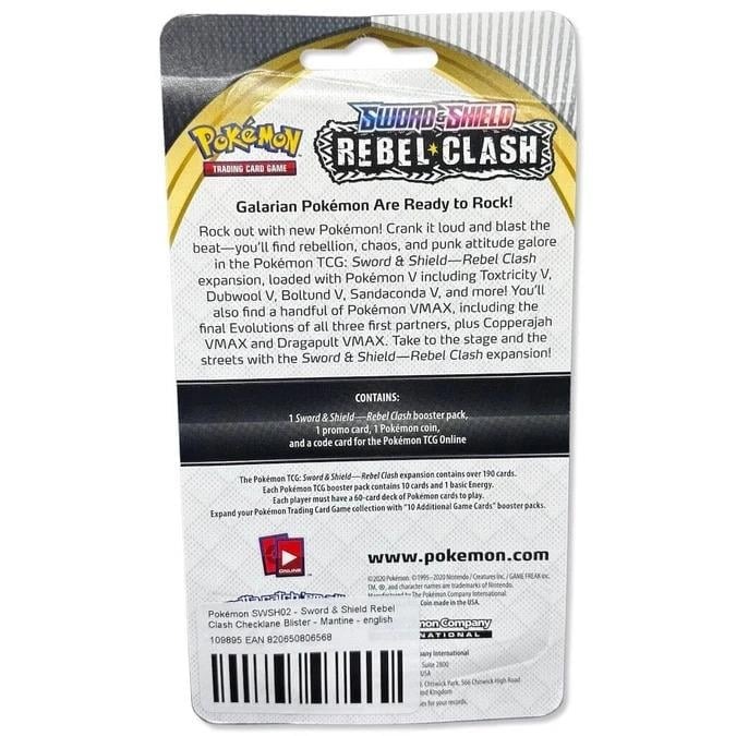 POKEMON TCG: Sword & Shield// Checklane Booster Pack (Mantine)
