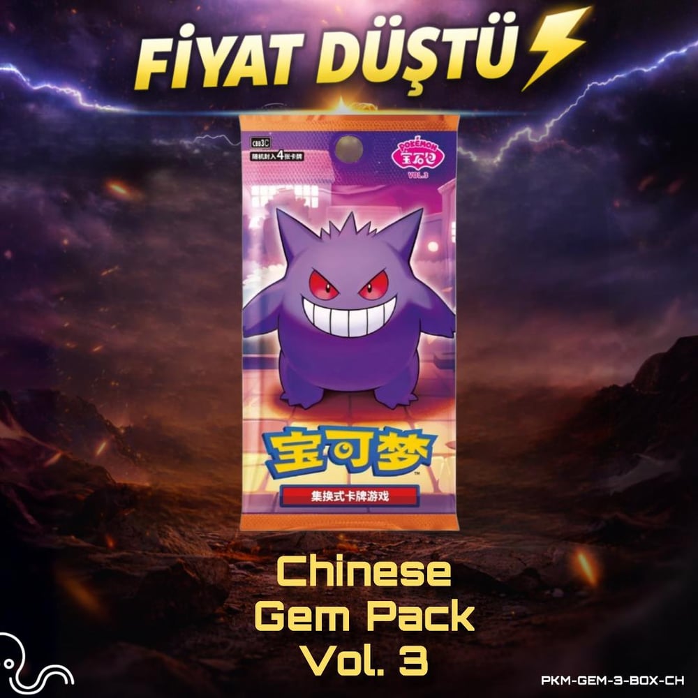 Pokémon Chinese Gem Pack Vol. 3 Booster Pack (1 Adet)