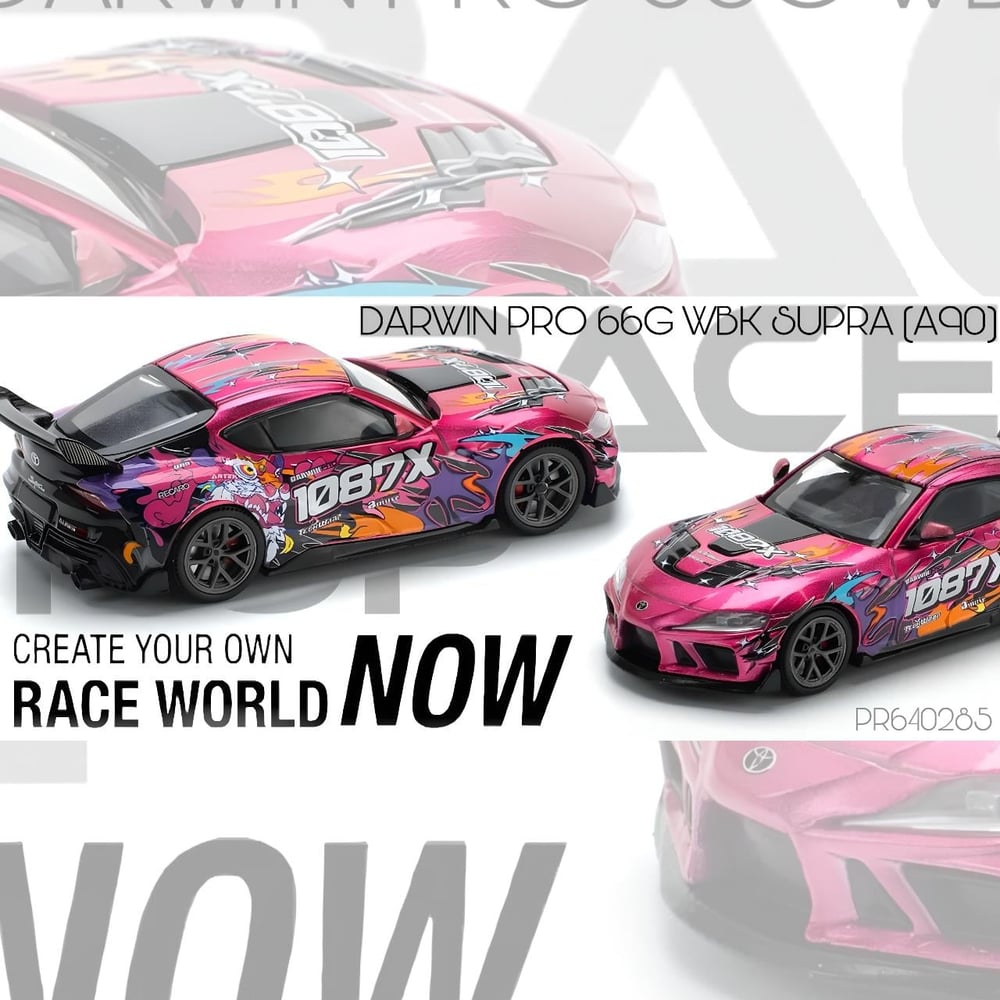 POPRACE 1/64 PR640285 DARWIN PRO 66G WBK SUPRA (A90) - 1087X LION DANCE