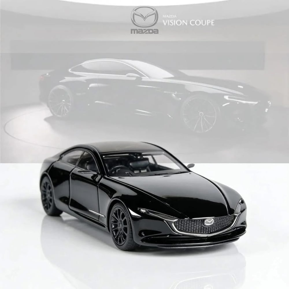 Rhino Model 1:64 Mazda Vision Coupe Four Door Verison Black