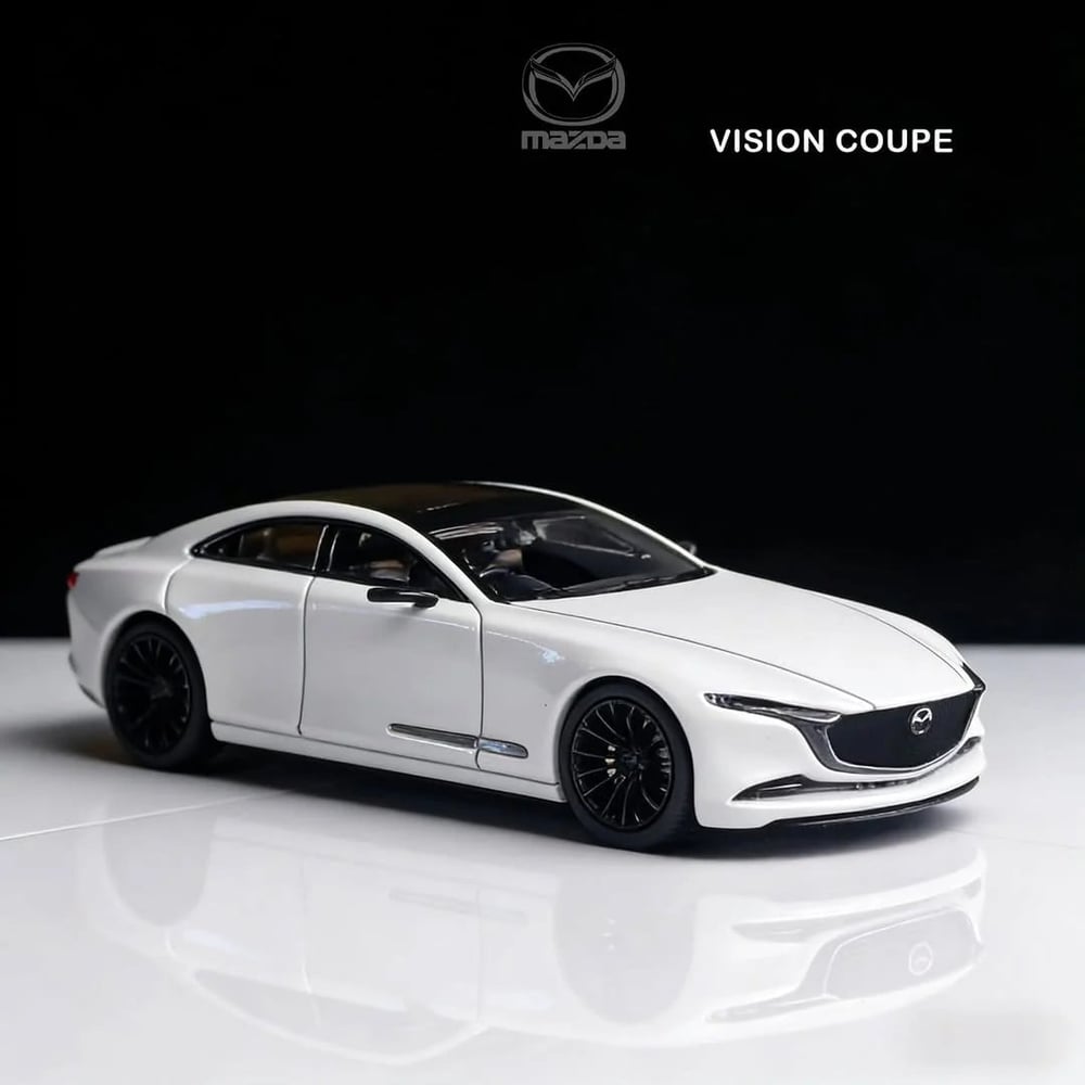 Rhino Model 1:64 Mazda Vision Coupe Four Door Verison White