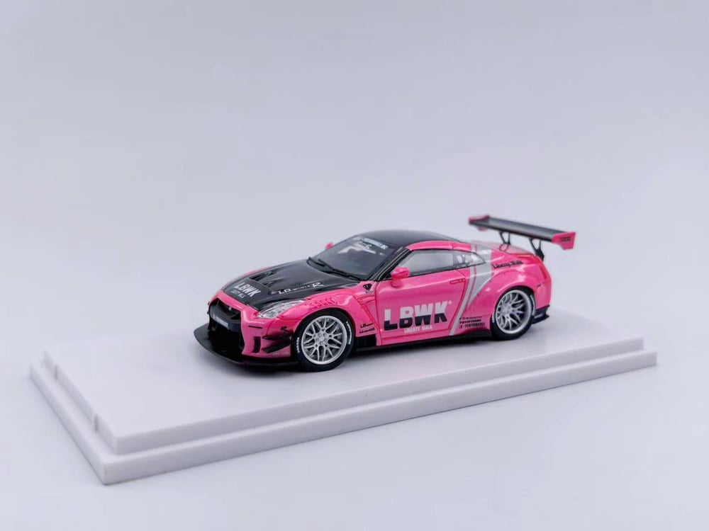 RR Model GT-R R35 Wide-Body Modified Pink