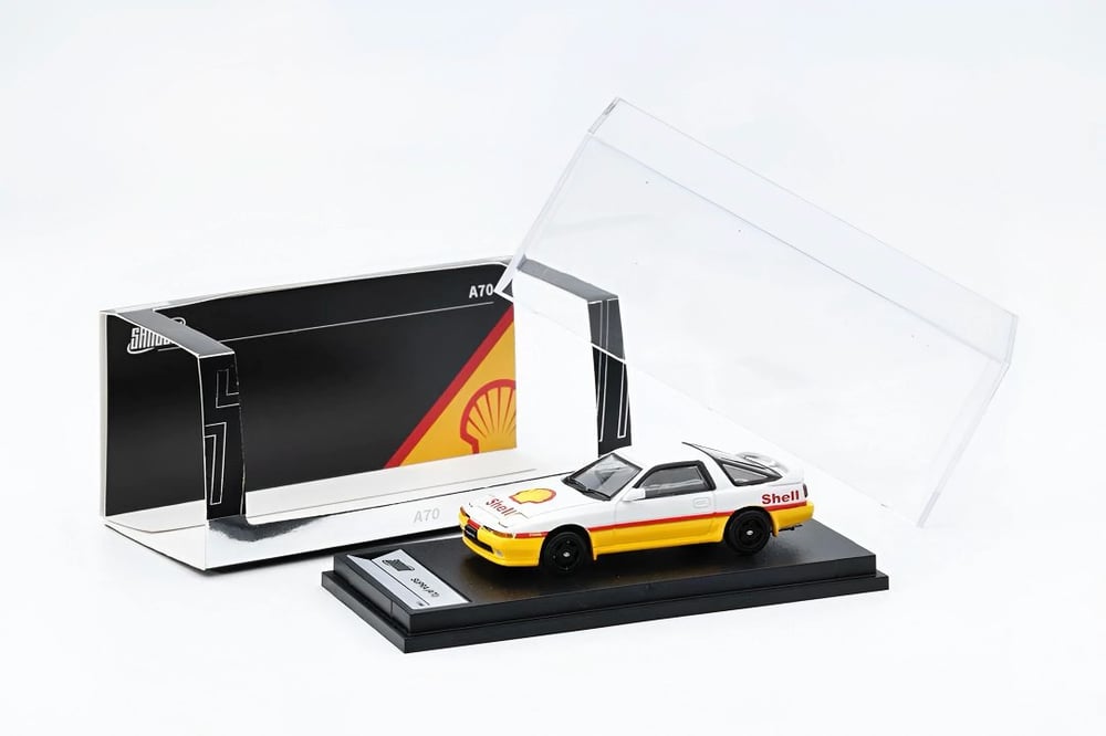 Shadow 1:64 Toyota SUPRA (A7O) RHD YELLOW&WHITE