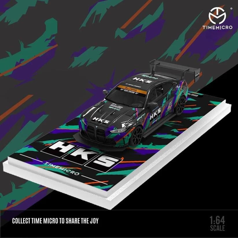 Time Micro 1/64 Scale - BMW M4 HKS Livery