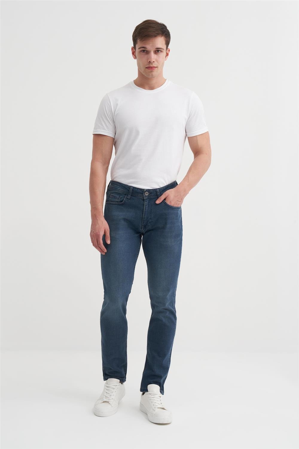 CAZ 0736 TERRY DENIM PANTOLON