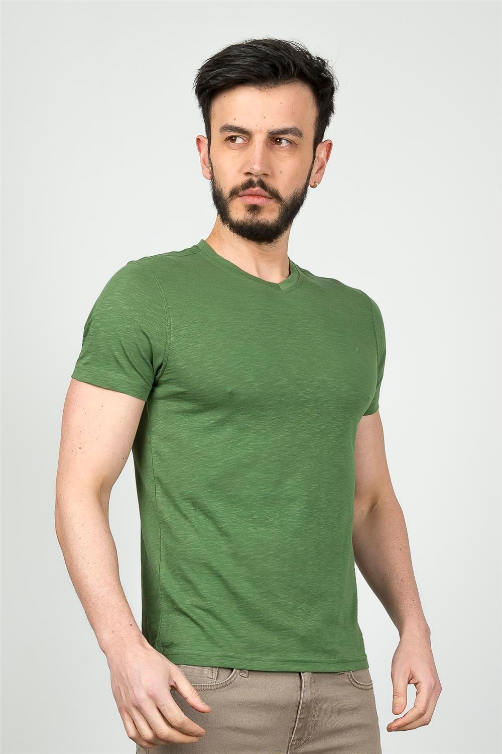 CAZ 4601 ORTA V FLAMLI T-SHIRT