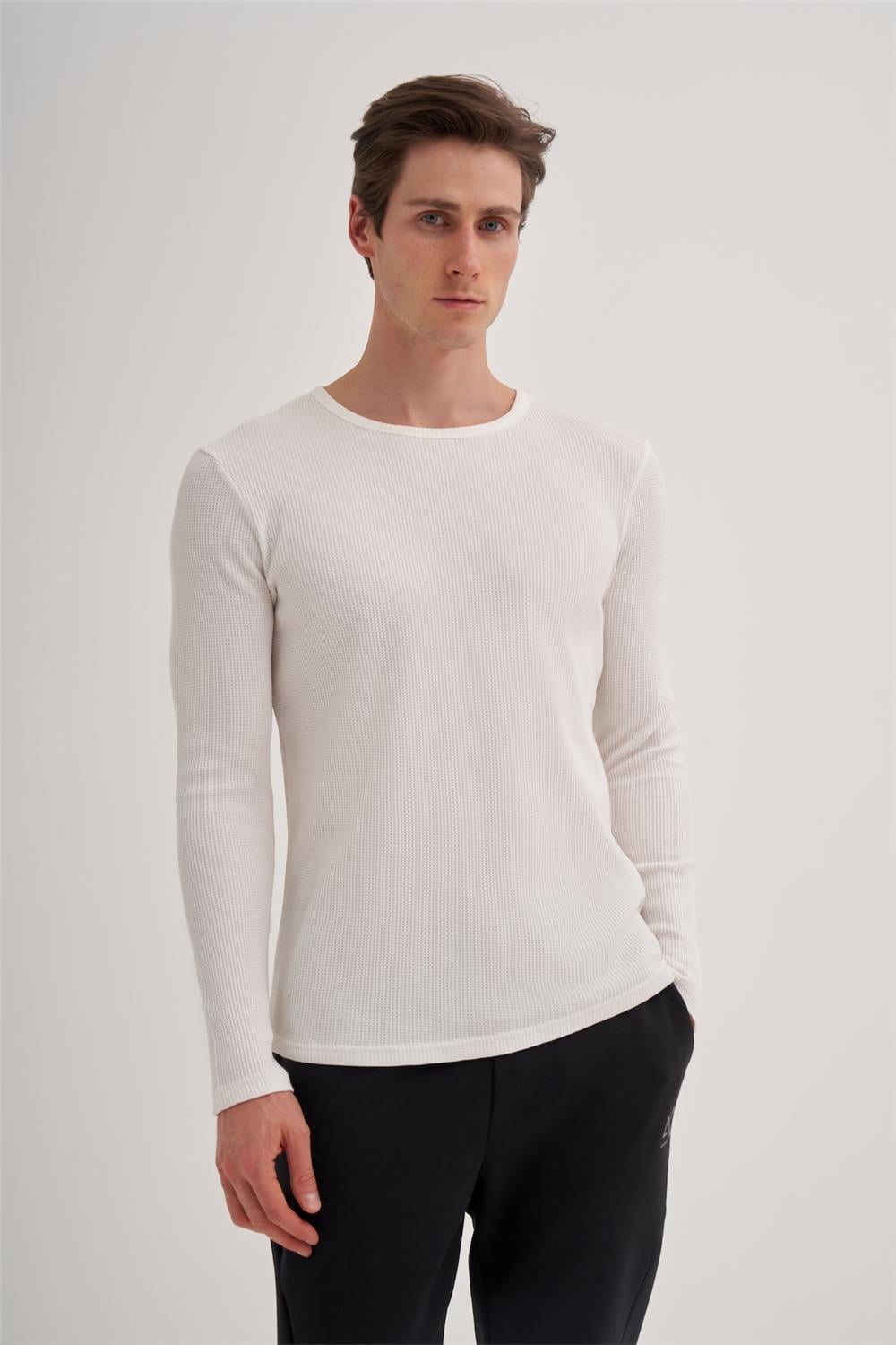 CAZ 5164 WAFFLE SWEAT