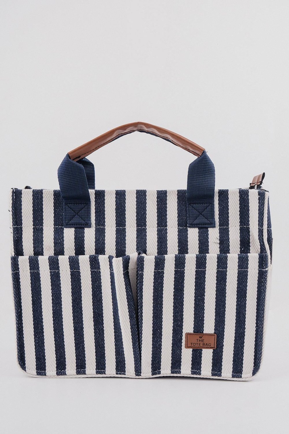 Woys Üç Gözlü Lacivert Tote Bag Kadın Çantası 