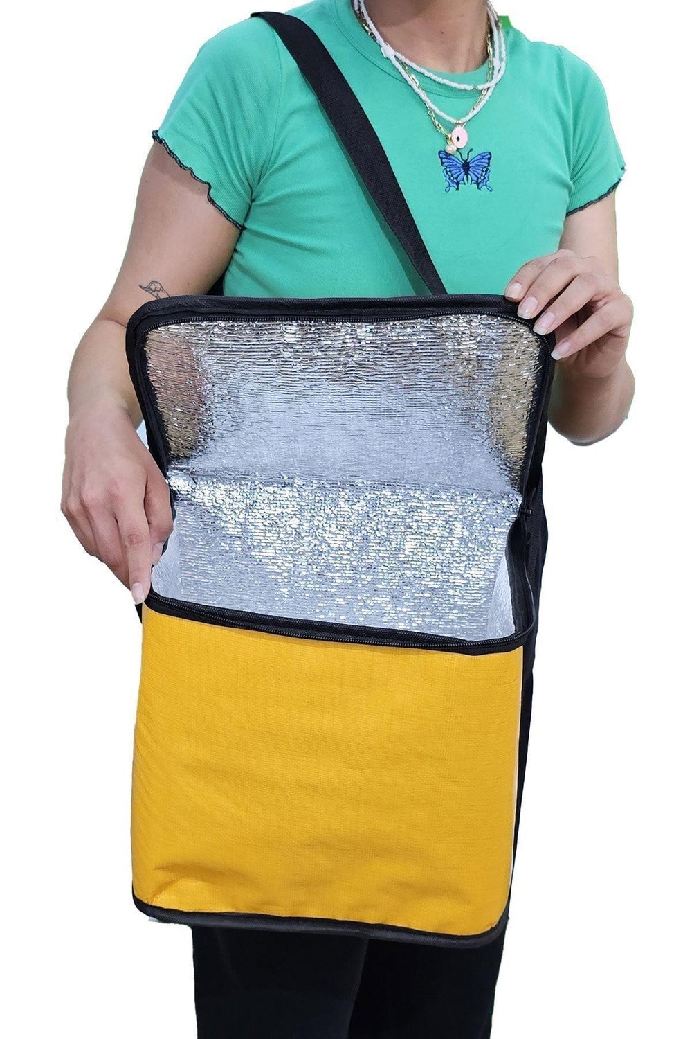 WOYS ACTIVE Chill Sarı Termal Çanta 30L Soğutucu Kamp ve Piknik Çantası