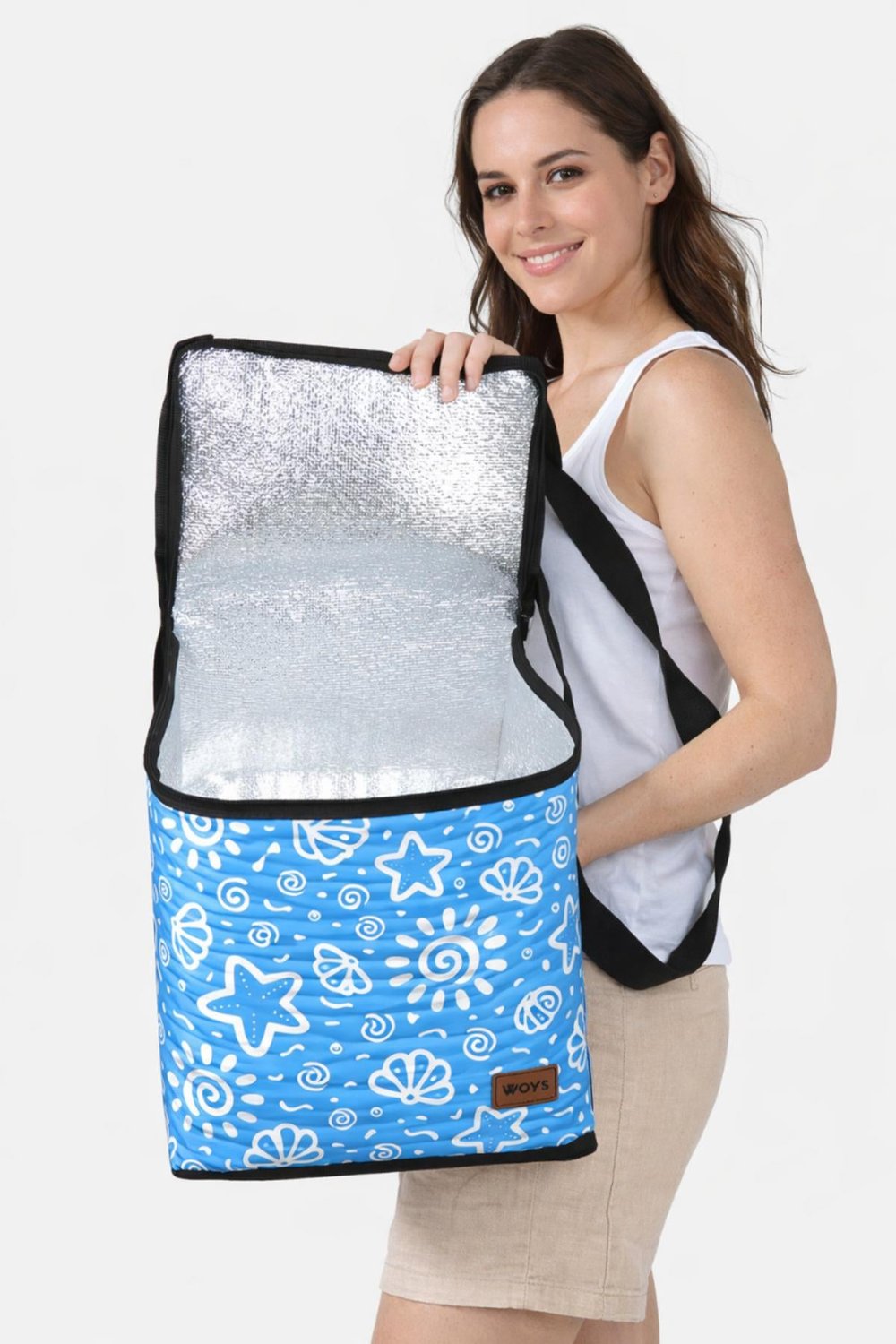 Sıcak Ve Soğuk Tutan Askılı Yalıtımlı Termal Çanta Soğutucu Piknik Çantası -1 Adet Buz Aküsü Hediye