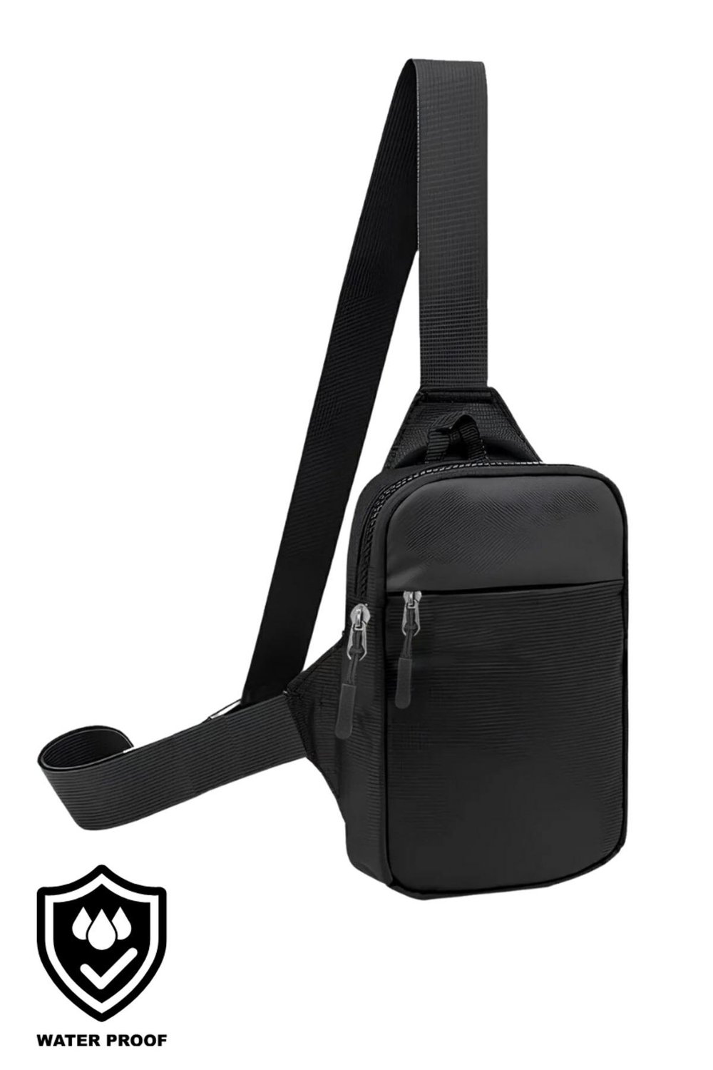 Unisex Impertex Kumaş Telefon Bölmeli Bel Ve Çapraz Omuz Çanta Göğüs Seyahet Günlük Bodybag
