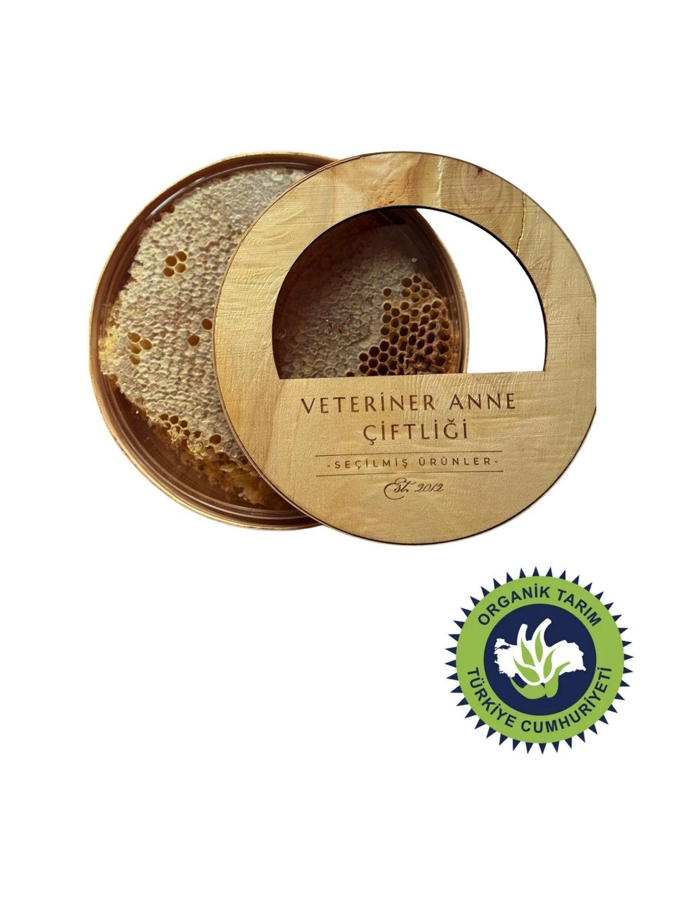 Organik Petekli Kara Kovan Balı 1 kg