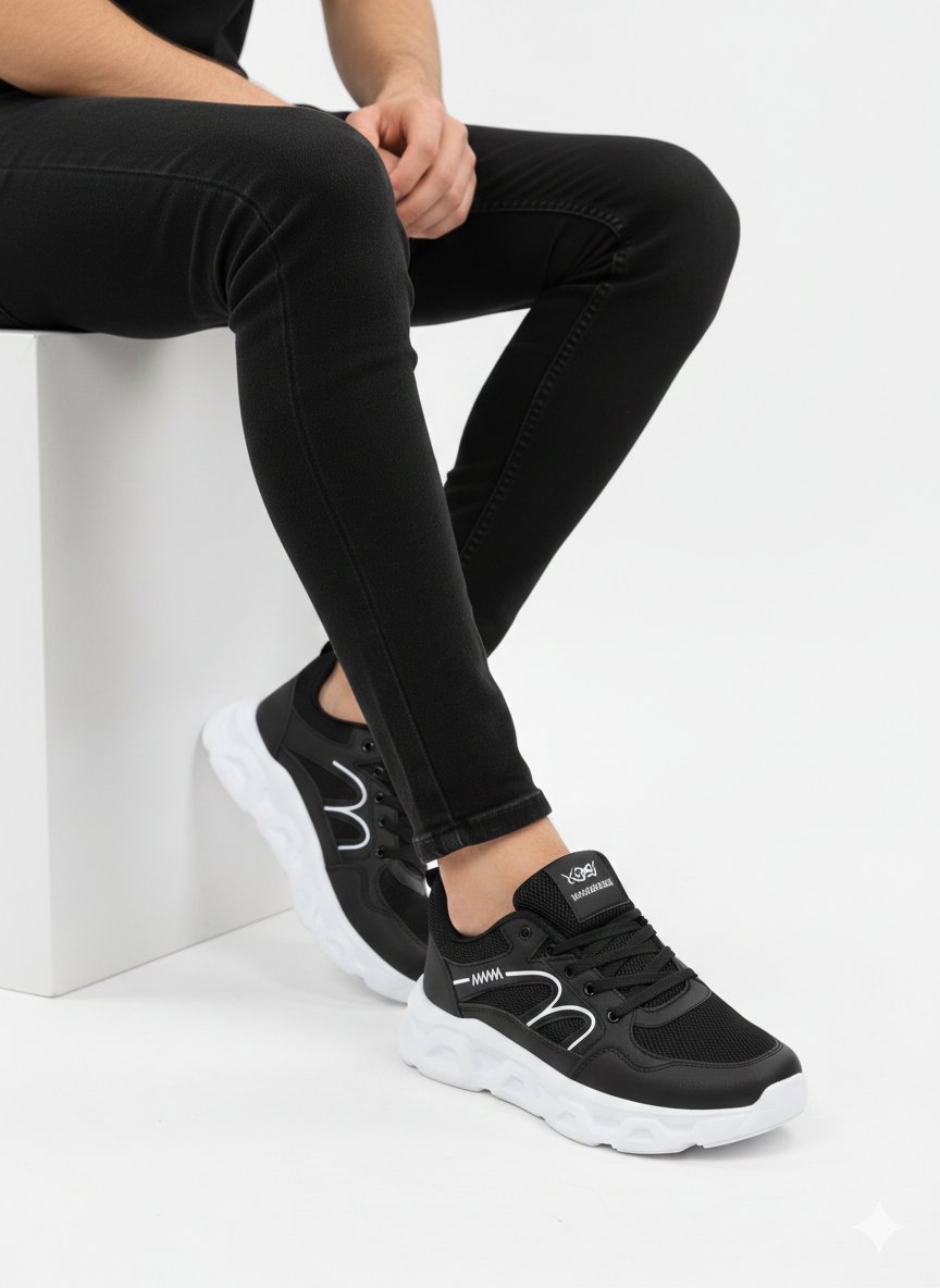 Erkek Desenli Casual Spor Ayakkabı