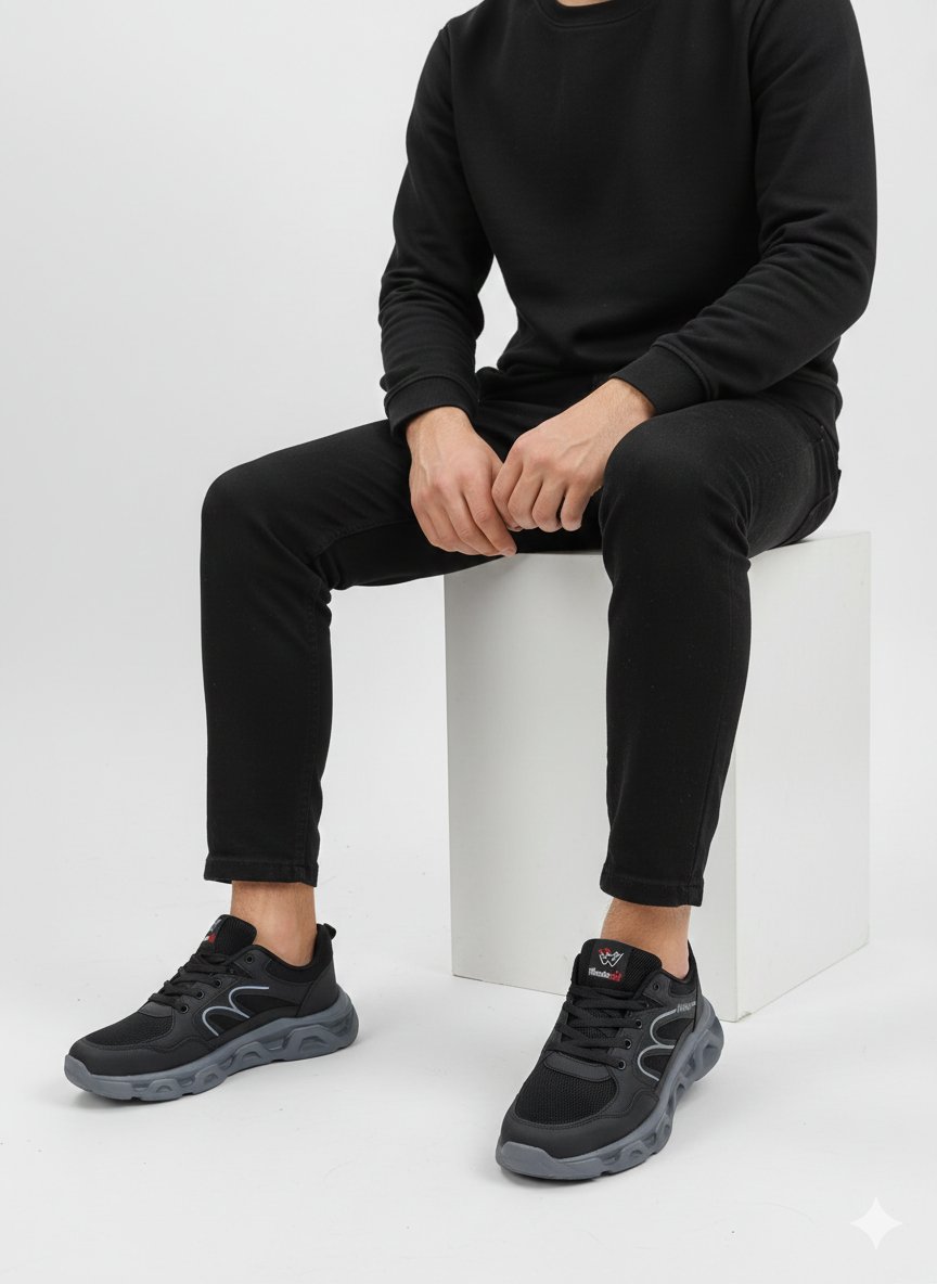 Erkek Desenli Casual Spor Ayakkabı