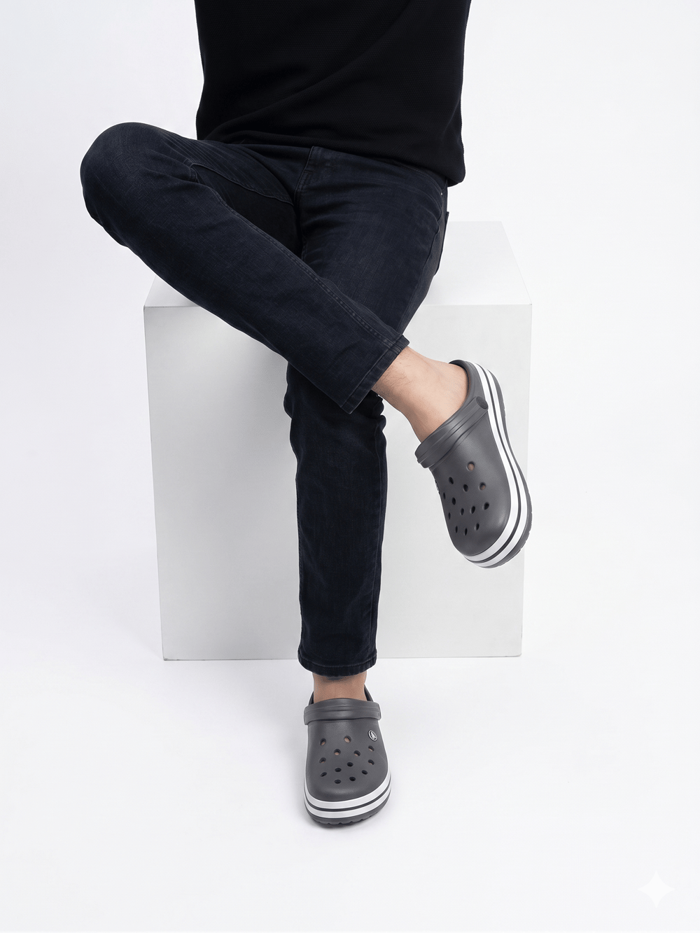 Erkek Hafif Comfort Taban Crocs Terlik