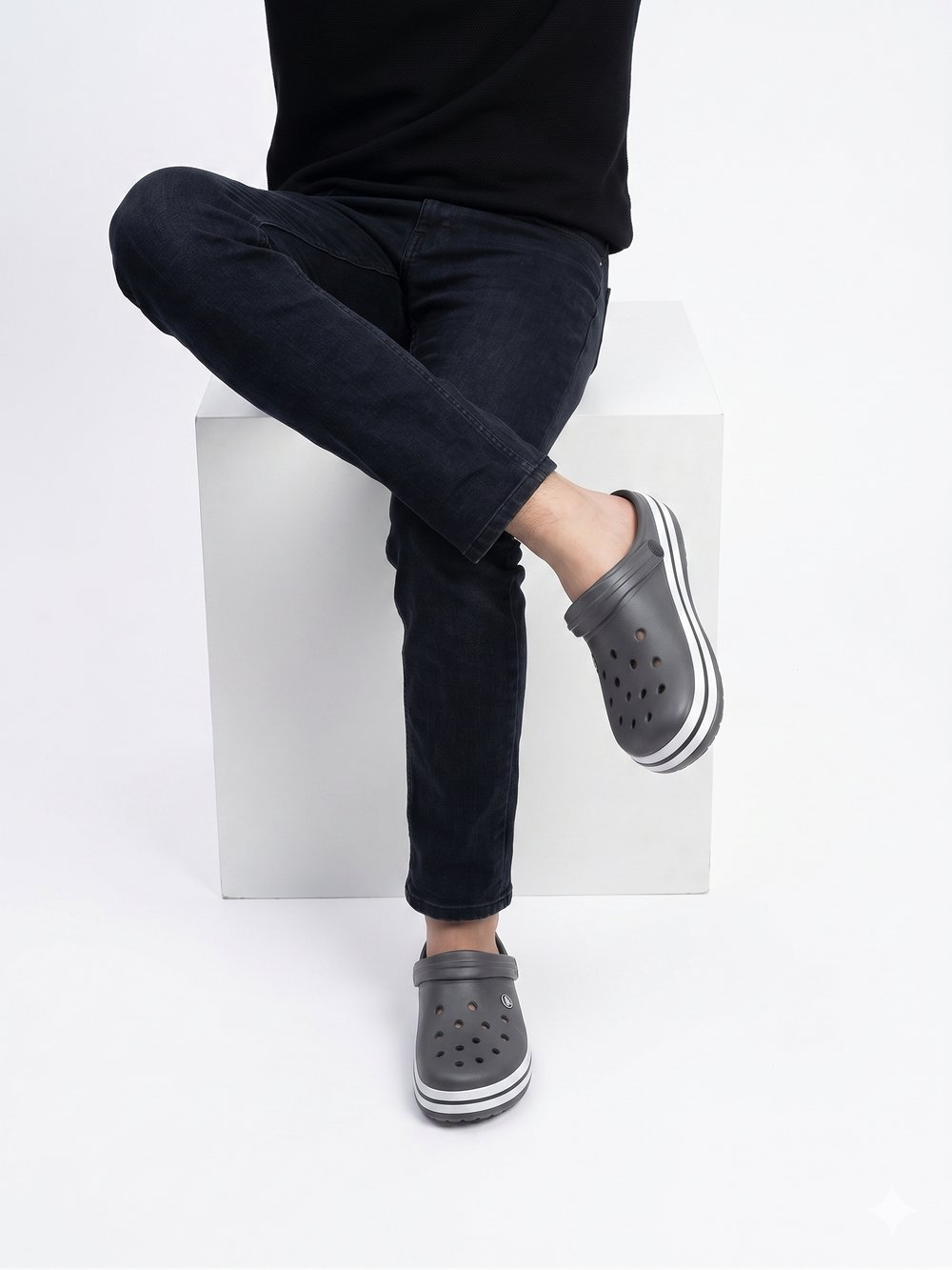 Erkek Hafif Comfort Taban Crocs Terlik