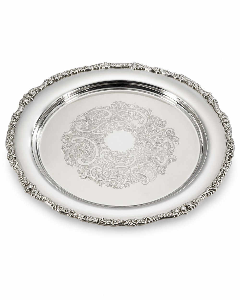 ENGRAVE BORDER YUVARLAK TEPSİ