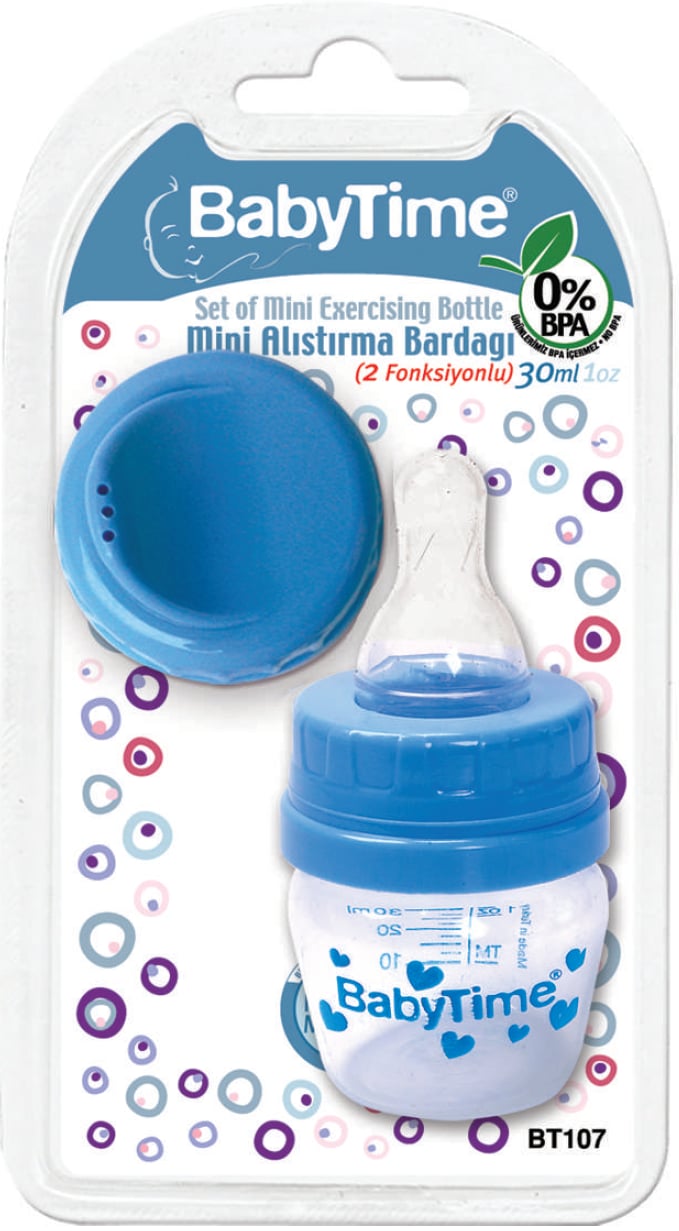 Baby Time 2 Fonksiyonlu Mini Alıştırma Bardağı