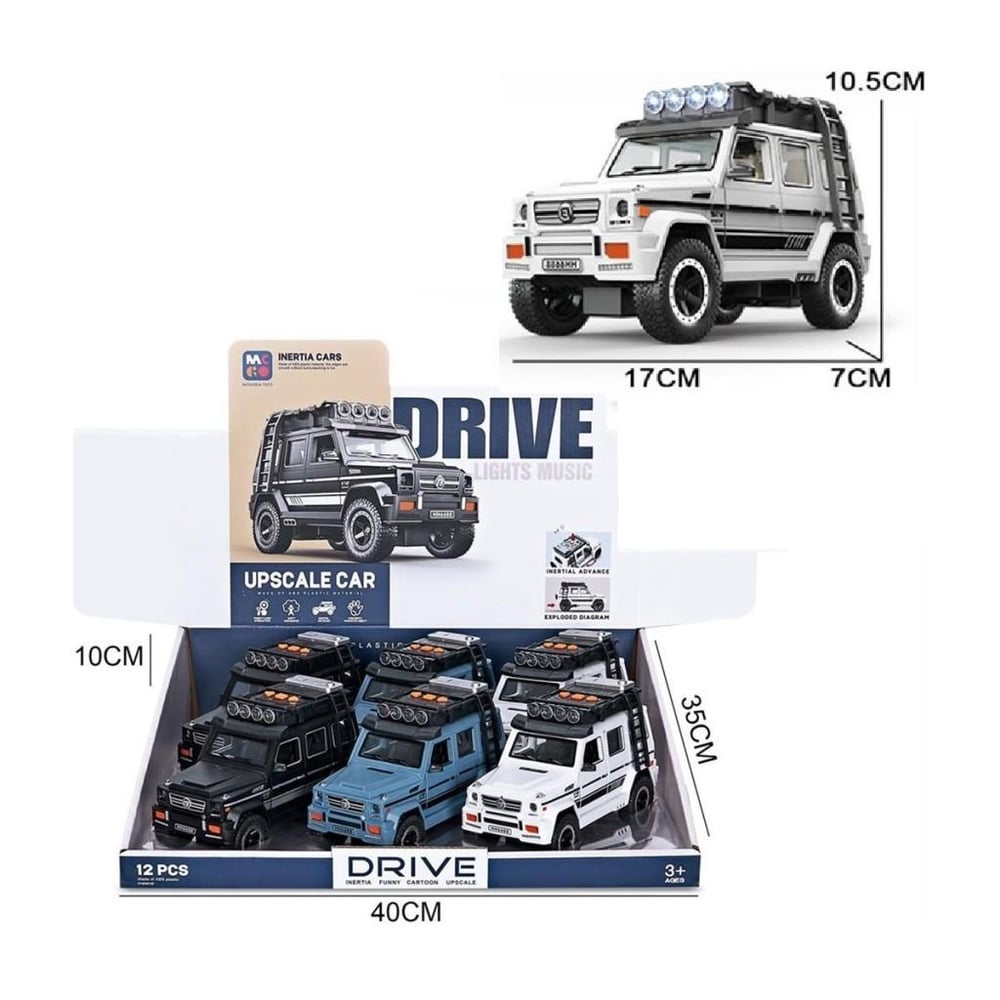 Nessiworld  MG-D700-04 Işıklı Müzikli Lüks Jeep -Vardem Oyuncak