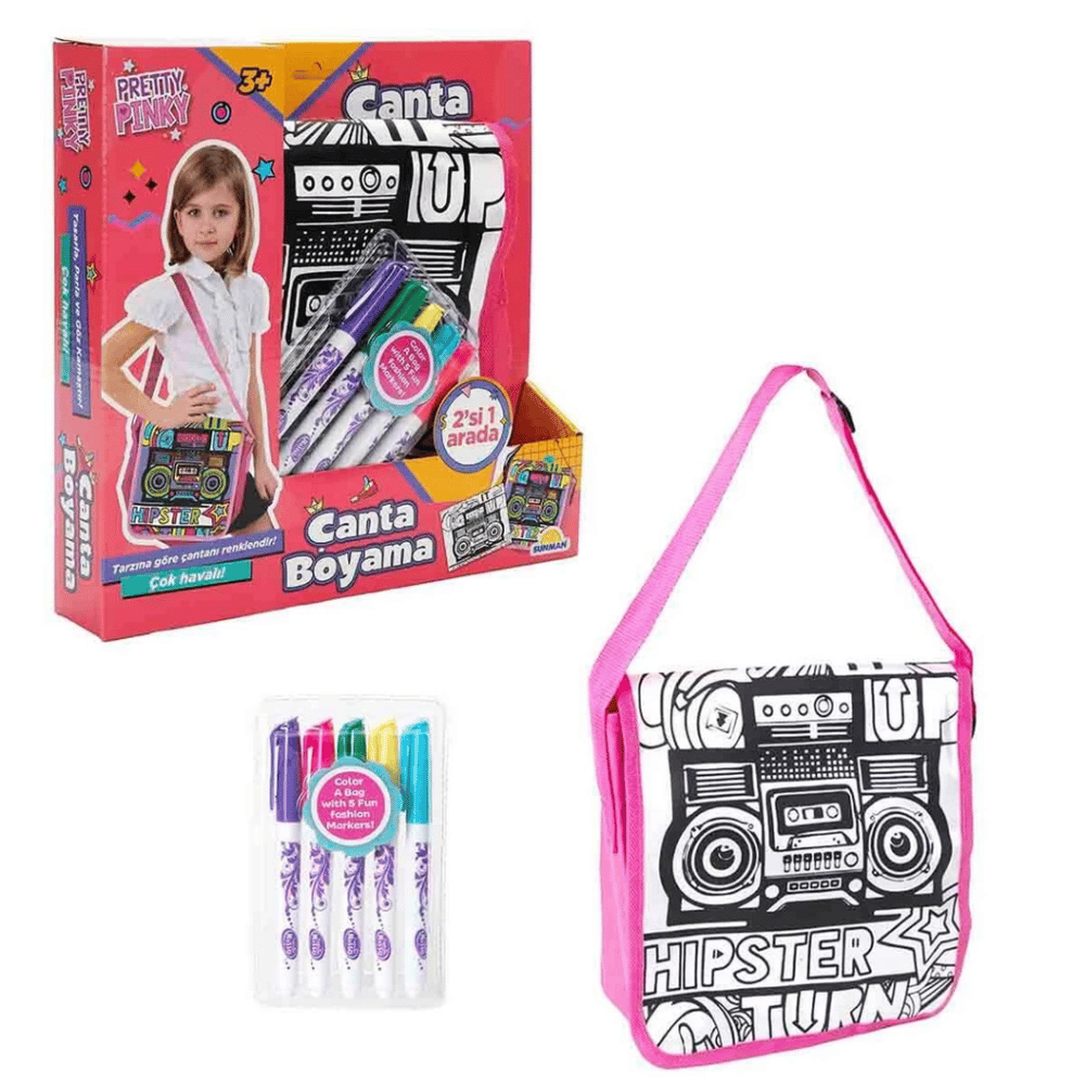 Nessiworld 2in1 Omuz Çantası Boyama Seti