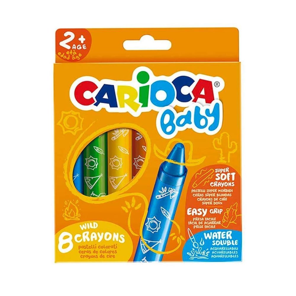 Nessiworld Carioca Jumbo Bebek Yumuşak Pastel Boya 8'li
