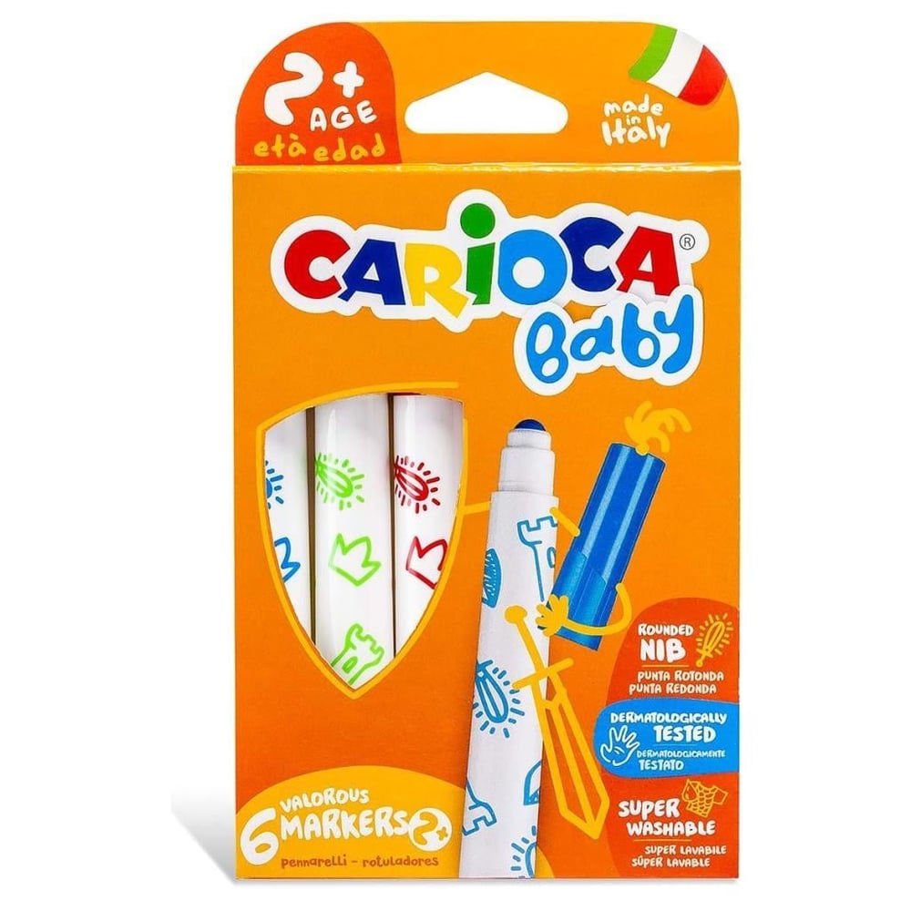 Nessiworld Carioca Jumbo Keçeli Boya Kalemi 6'lı